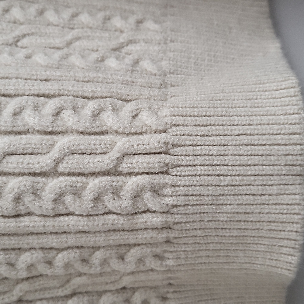 💛 NWOT Peppermayo Cream Ribbed 100% cotton‎ Cardigan. Size M/L - Picture 11 of 11